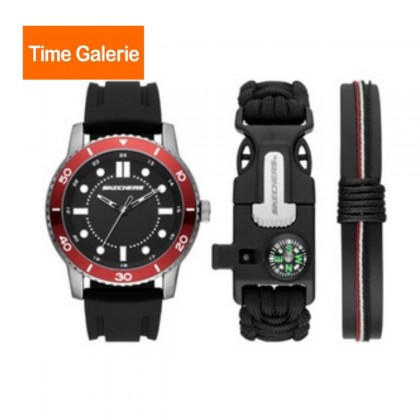 Skechers Men's Utility Stackable Analog Watch SR9071